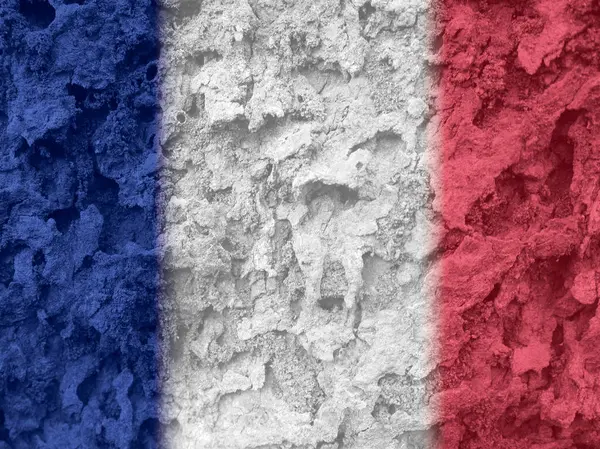 French Flag Texture Background — Stock Photo, Image