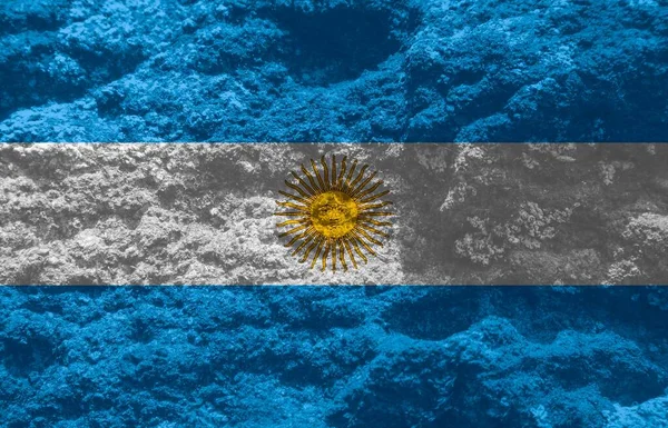 Textura Argentinského Příznaku Jako Pozadí — Stock fotografie
