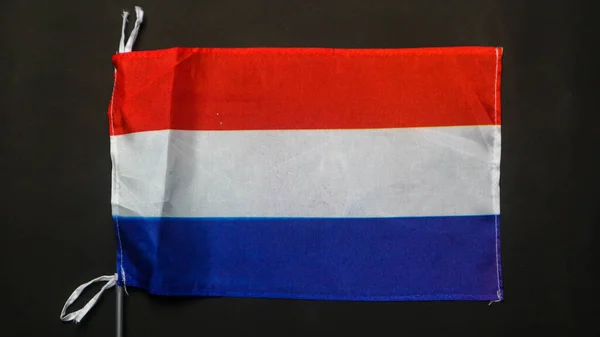 Tessitura Bandiera Olandese Come Sfondo — Foto Stock