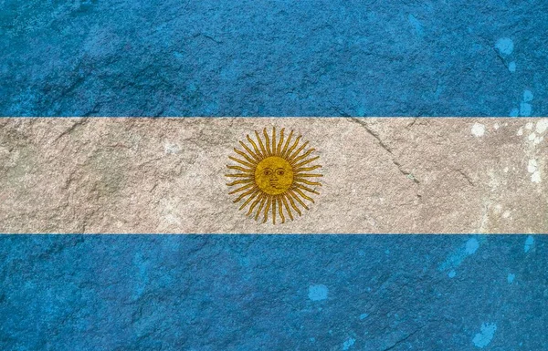 Arjantin Bayrak Dokusu Arka Plan — Stok fotoğraf