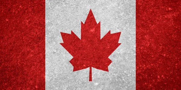 Textura Bandera Canadá Como Fondo — Foto de Stock