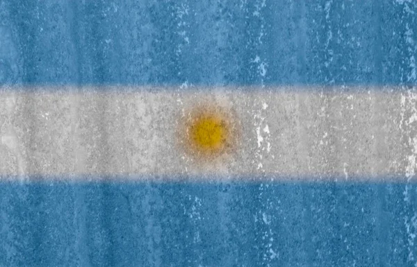 Textura Bandeira Argentina Como Fundo — Fotografia de Stock