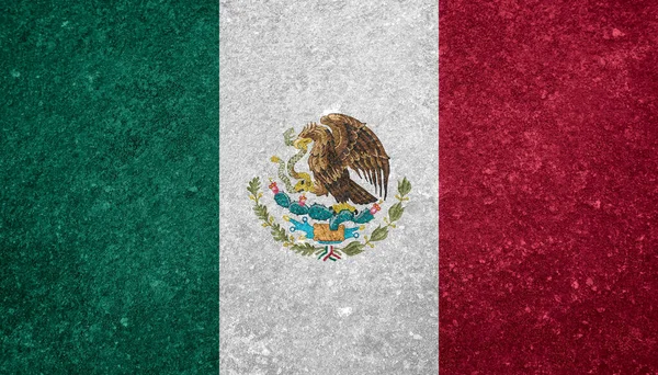 Textur Der Mexikanischen Flagge Als Hintergrund — Stockfoto