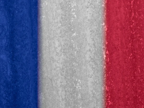 Textura Francouzské Vlajky Jako Pozadí — Stock fotografie