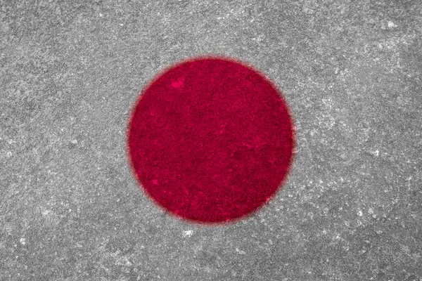 Textura Bandera Japón Como Fondo —  Fotos de Stock