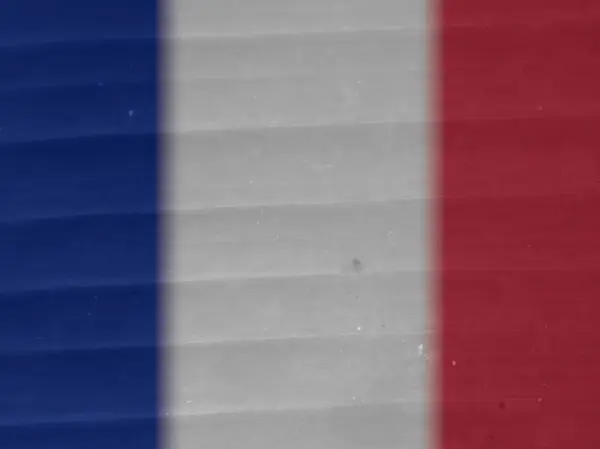 Francuska Flaga Tekstury Jako Tło — Zdjęcie stockowe
