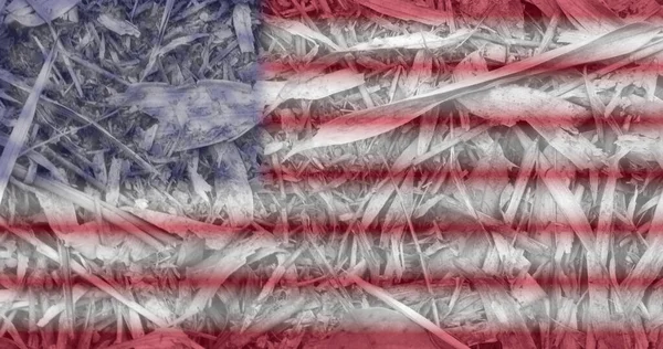 Arkaplan Olarak Amerika Bayrağı Dokusu — Stok fotoğraf