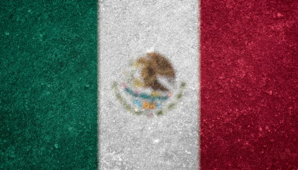 Mexikó Zászló Textúra Mint Háttér — Stock Fotó