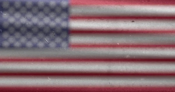 背景としてのアメリカの旗の質 — ストック写真