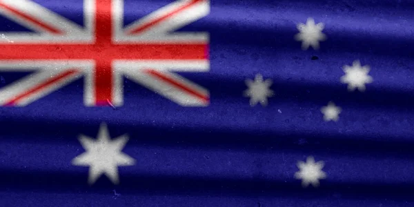 背景为澳大利亚国旗纹理 — 图库照片
