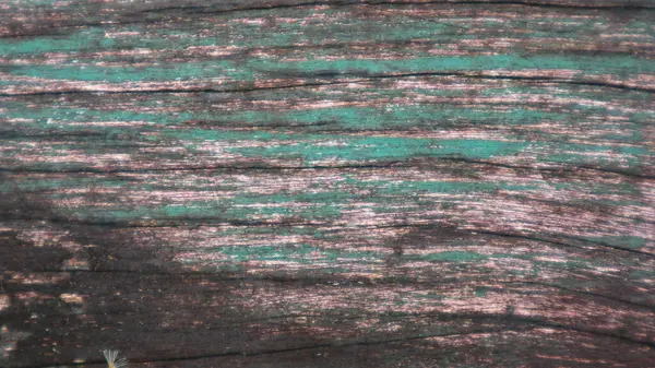 底色为褪色油漆的木材质地 — 图库照片