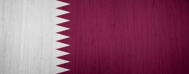 Arkaplan olarak Katar bayrağı dokusu