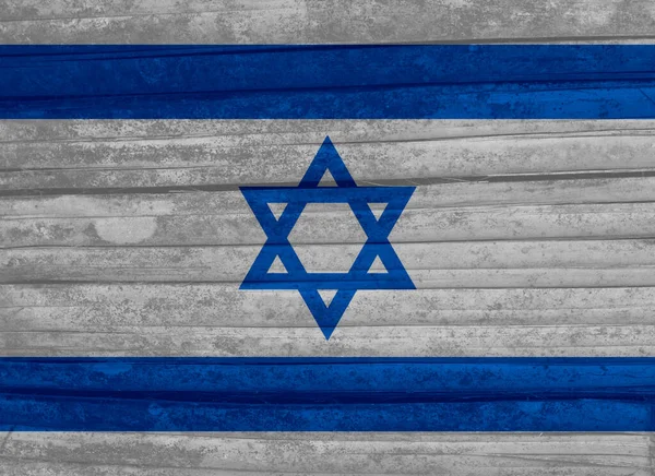 Izrael Zászló Textúra Mint Háttér — Stock Fotó