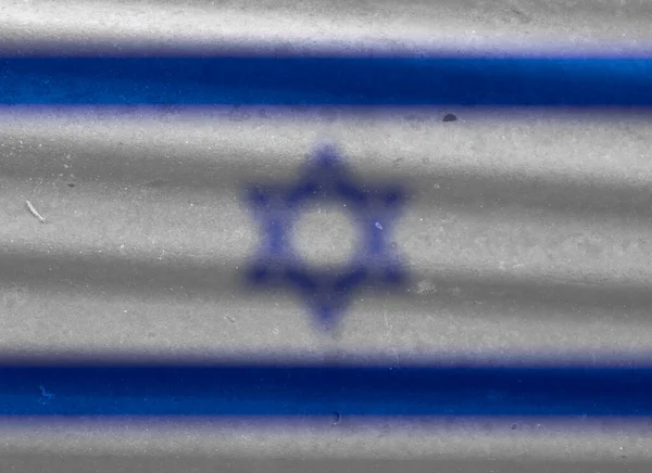Israel Vlag Textuur Als Achtergrond — Stockfoto