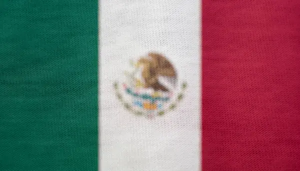 Textura Bandeira Mexicana Como Fundo — Fotografia de Stock