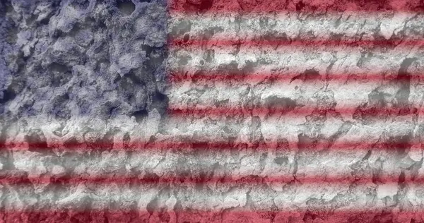 Amerika Flagga Konsistens Som Bakgrund — Stockfoto