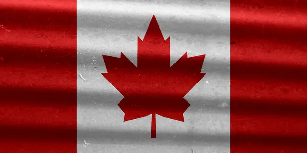 Texture Drapeau Canada Comme Fond — Photo