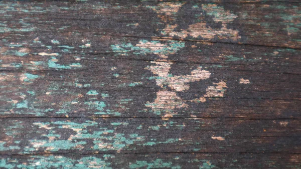 Textura Madeira Com Tinta Desbotada Fundo — Fotografia de Stock