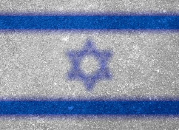 Israel Vlag Textuur Als Achtergrond — Stockfoto