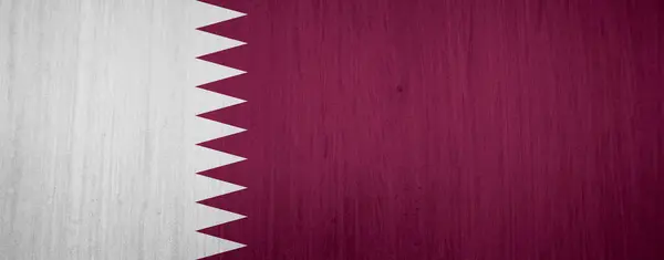 Qatar Flag Textur Als Hintergrund — Stockfoto
