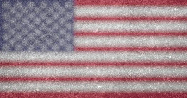 Amerikan Lipun Rakenne Taustana — kuvapankkivalokuva