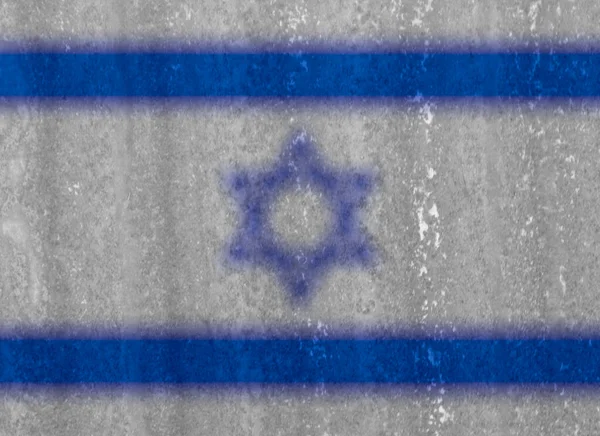 Textura Příznaku Izraele Jako Pozadí — Stock fotografie