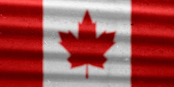 Tekstura Flagi Kanady Jako Tło — Zdjęcie stockowe