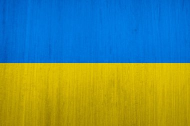 Arka plan olarak Ukrayna bayrağı dokusu