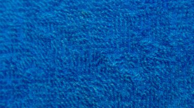 arka plan olarak mavi havlu dokusu