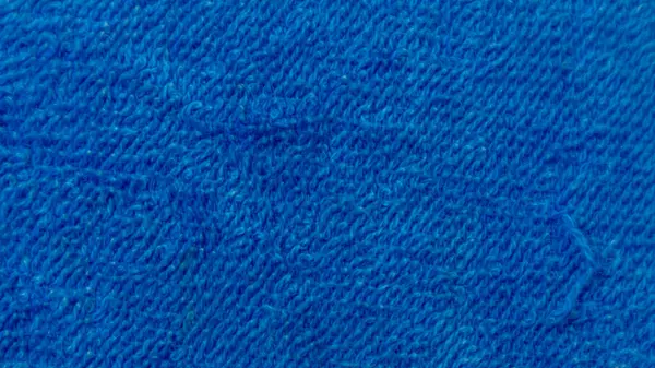 Texture Asciugamano Blu Come Sfondo — Foto Stock