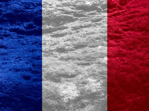 French Flag Texture Background — Stock Photo, Image