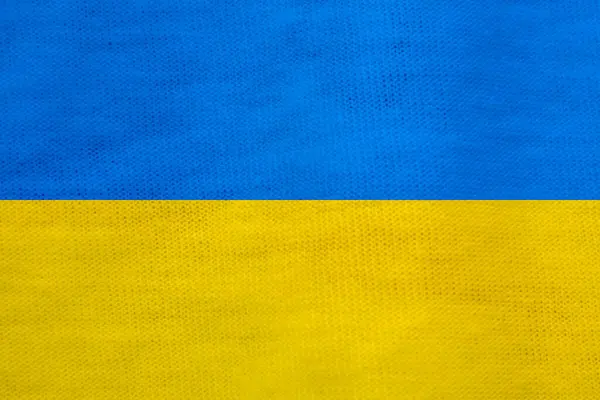Oekraïense Vlag Textuur Als Achtergrond — Stockfoto