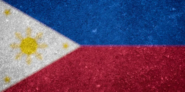 作为背景的菲律宾国旗纹理 — 图库照片