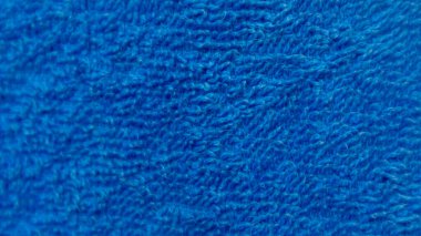 arka plan olarak mavi havlu dokusu