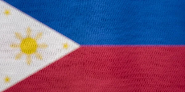 Filippinsk Flagga Struktur Som Bakgrund — Stockfoto