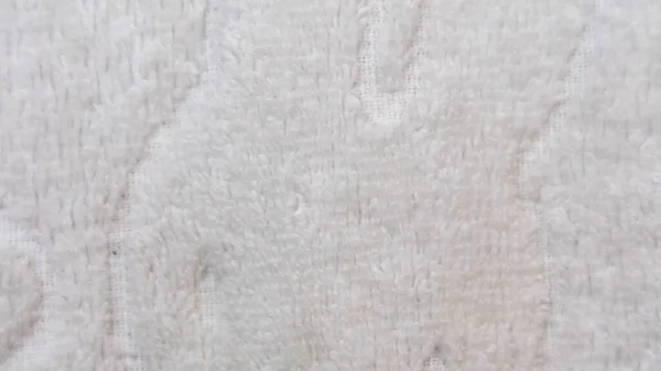 白毛巾纹理作为背景 — 图库照片