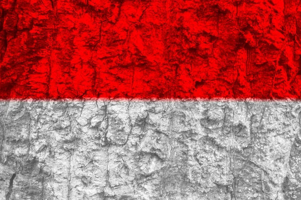Indonezyjska Tekstura Flagi Jako Tło — Zdjęcie stockowe
