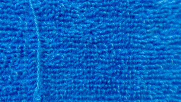 Blauwe Handdoek Textuur Als Achtergrond — Stockfoto