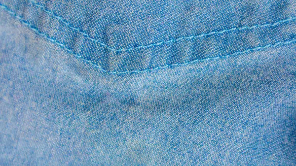 蓝色牛仔裤纹理作为背景 — 图库照片