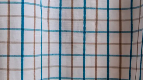 white fabric texture with gingham as background