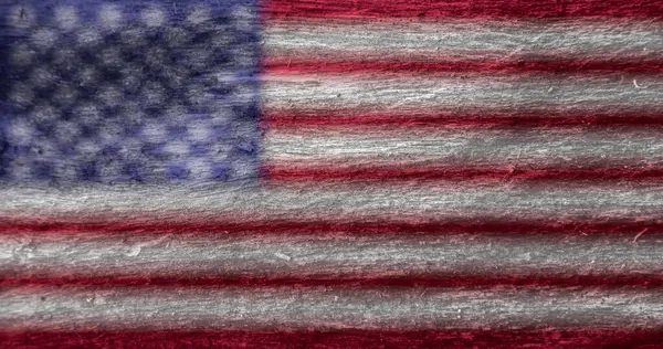 Amerikansk Flag Tekstur Som Baggrund - Stock-foto