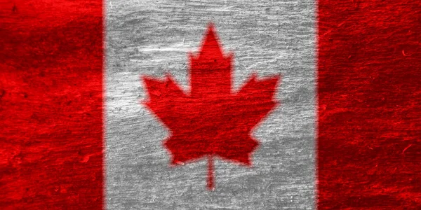 Текстура Флага Канады Качестве Фона — стоковое фото