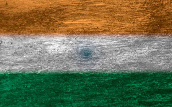 Indiaanse Vlag Textuur Als Achtergrond Stockfoto