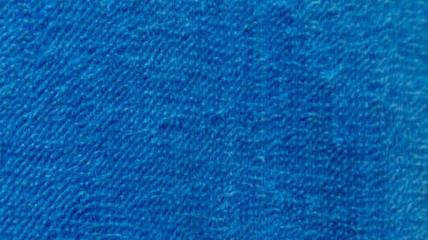 Niebieski Ręcznik Tekstury Jako Tło — Zdjęcie stockowe