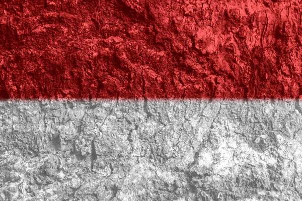 背景としてのインドネシアの旗のテクスチャ — ストック写真