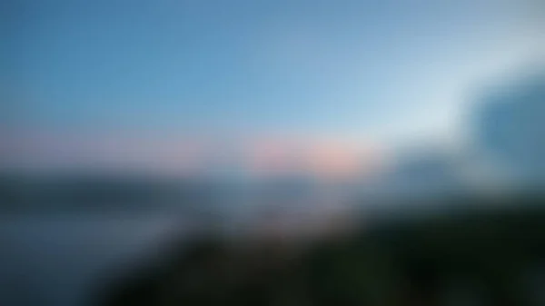 Elmosódott Csodálatos Tondano Körül Gyönyörű Dombok — Stock Fotó