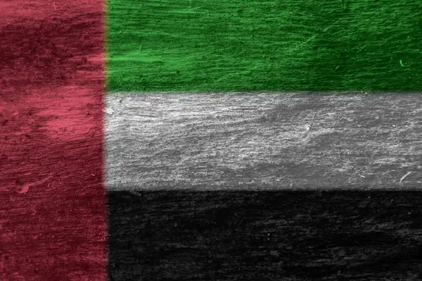Vereinigte Arabische Emirate Flaggenstruktur Als Hintergrund — Stockfoto