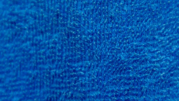 Blue Towel Texture Background — Stock Photo, Image