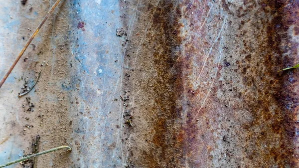 Σκουριασμένη Υφή Ψευδαργύρου Φόντο — Φωτογραφία Αρχείου