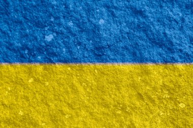 Arka plan olarak Ukrayna bayrağı dokusu